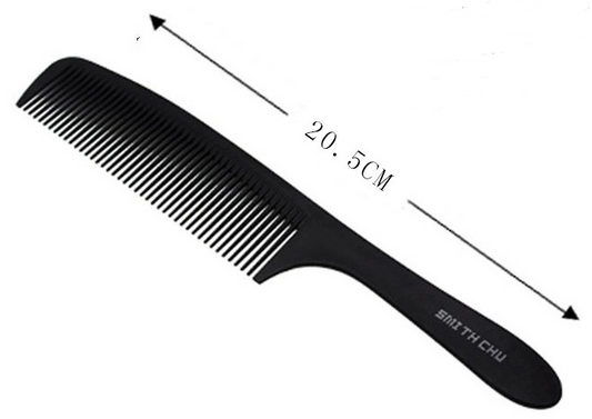 Apple comb and Full-tooth comb for precise barber and stylist use
Ergonomic comb with comfortable grip for all hair types and hot styling tools