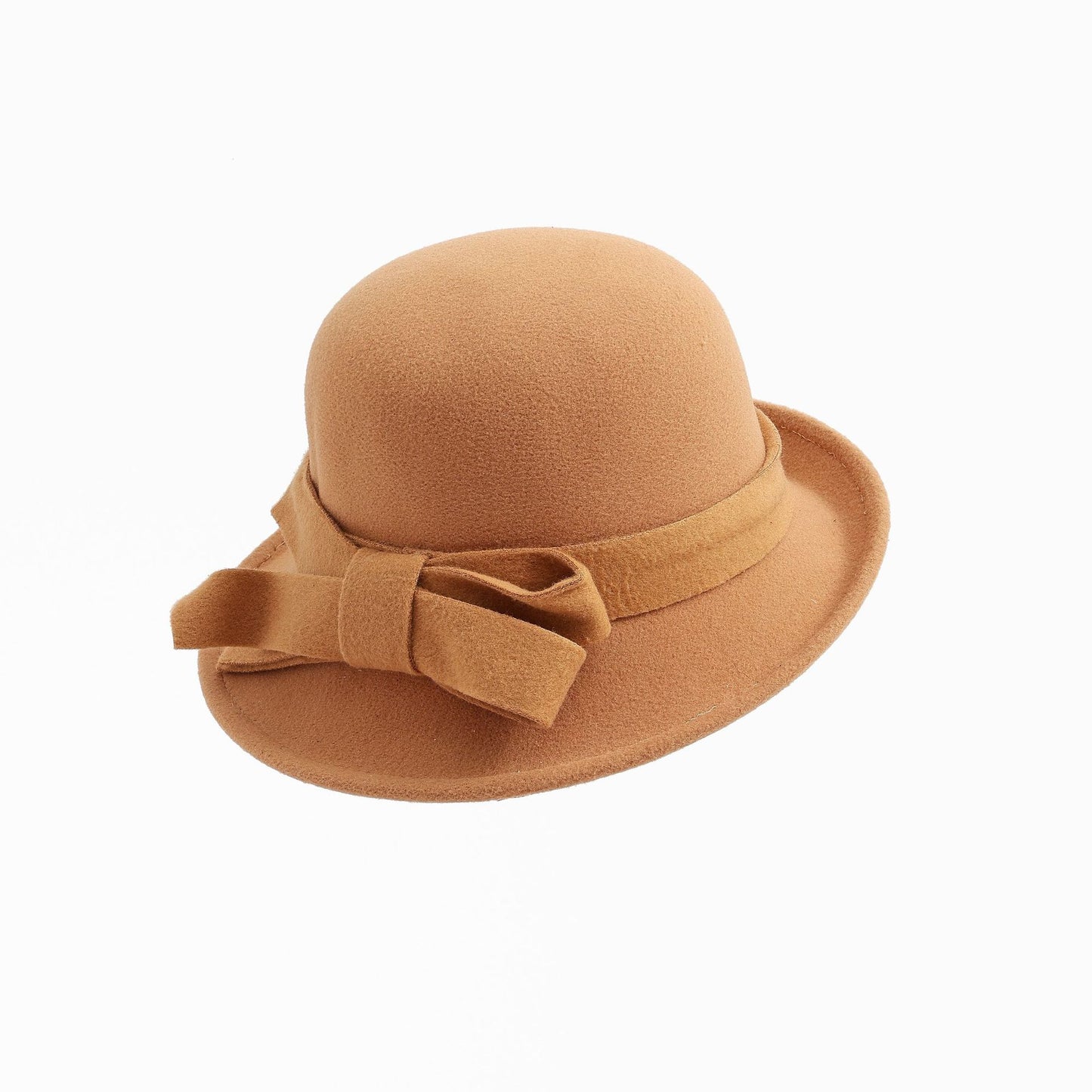 Sombrero bombín francés de lana – Elegante y cálido sombrero tipo bombín para mujer