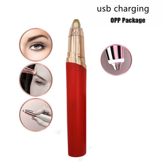 Precision eyebrow shaper with LED light for gentle hair removal
Compact, hypoallergenic facial hair remover for sensitive skin
Mini electric eyebrow trimmer for at-home grooming
Portable eyebrow shaper for quick touch-ups anytime