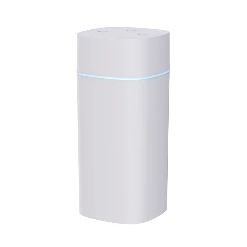 Dual nozzle USB humidifier portable quiet mist diffuser
600ml per hour humidifier strong mist air humidifier device
Portable humidifier for bedroom office and car use
USB powered humidifier with dual spray function
Quiet air humidifier with essential oil diffuser feature
Compact humidifier improving air moisture and comfort