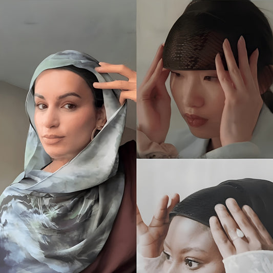 Non-Slip Hijab Grip Headband – Breathable Lightweight Under scarf Band for Secure All-Day Hold