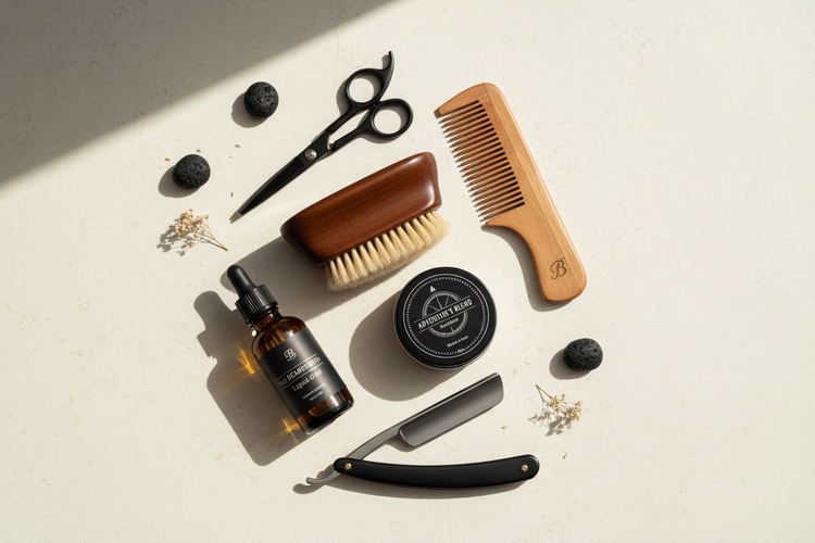 “Men’s beard and facial care essentials for smooth skin and healthy facial hair” “Daily grooming products for men’s beard and facial care” “Men’s skincare and beard grooming collection for confident style”