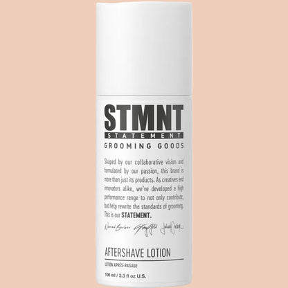 STMNT Grooming Aftershave Lotion for soothing post-shave skin
Professional aftershave lotion for men’s grooming routines
STMNT Grooming lotion for hydrated smooth skin after shaving
Lightweight aftershave lotion with refreshing masculine finish