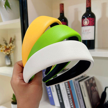 Leather U-Shape Headband