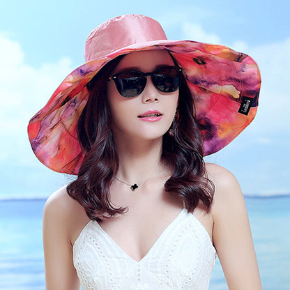 Women’s big brim sun hat with floral print for summer and spring
Oversized flat brim hat for sun protection and neck coverage
Lightweight cotton-polyester hat in multiple colors for women
Stylish summer hat with dome top and breathable design
