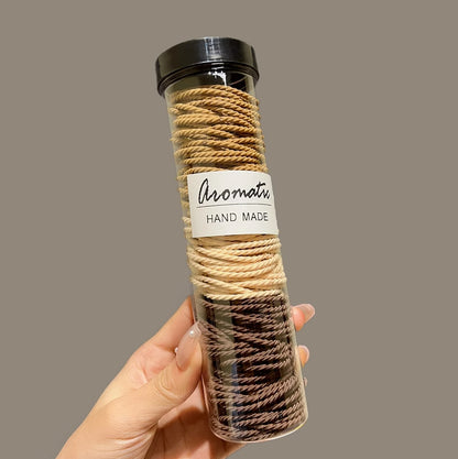 Seamless hair bands no damage elastic ties for braids
100pcs hair rubber bands strong hold for styling
Soft elastic hair ties for ponytails and extensions
Multi color hair bands for everyday hair styling