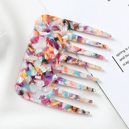 Cellulose Acetate Hair Comb – Anti-Static, Gentle on Hair & Scalp.