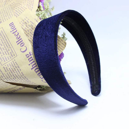 Retro Velvet Wide Tiara Headband