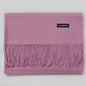 Cashmere scarf solid color- keep neck warm and protect your ends
