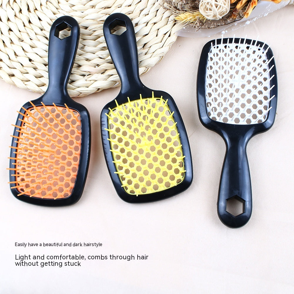 Honeycomb hair comb anti static detangling styling tool
Lightweight hair comb for smooth tangle free hair
Detangling comb for wet and dry hair styling
Anti static comb reducing frizz and flyaways