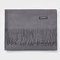 Cashmere scarf solid color- keep neck warm and protect your ends