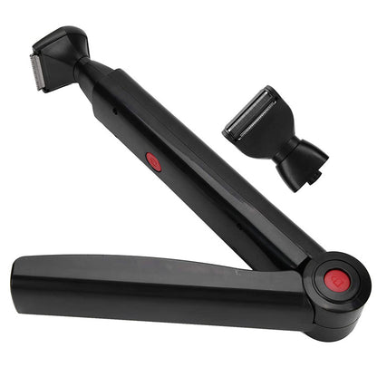 electric back shaver foldable handle body hair removal
usb rechargeable body grooming razor for men
dual blade back hair remover for smooth shaving
wet and dry electric shaver for full body use