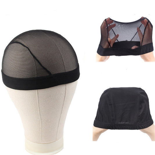 Black Stretchable Wig Cap – Breathable, Soft & Secure Fit