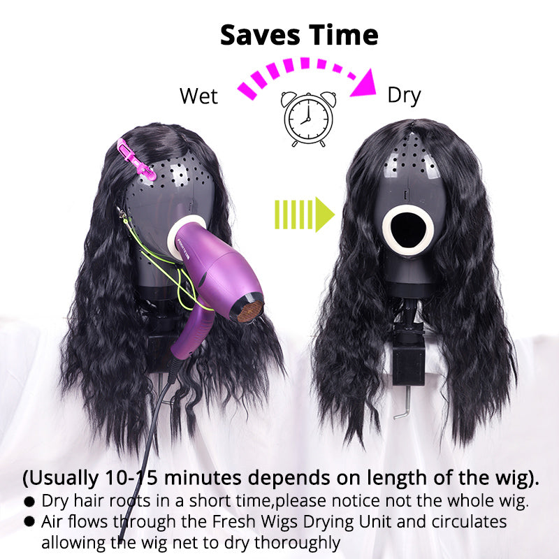 Mannequin wig head dryer stand for lace wigs
Durable wig dryer stand for professional styling
Lightweight wig stand for even drying and shaping
Hairpiece drying and styling mannequin stand