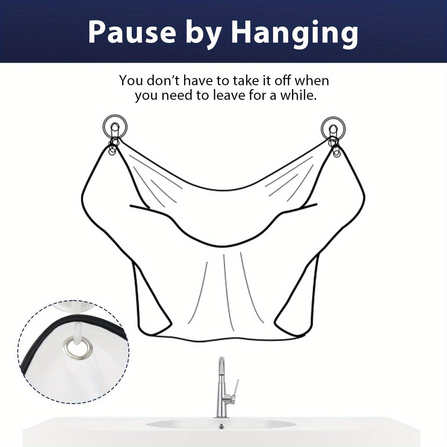 Beard Shaving Apron – Mess-Free Grooming Cape