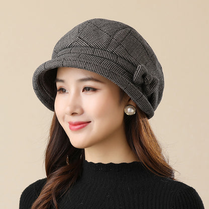 Plaid fisherman hat with bow detail for women
Warm acrylic dome cap in camel color stylish winter hat
Elegant plaid bucket hat khaki casual fashion accessory
Dark blue plaid fisherman hat soft warm winter cap
Chic dark gray plaid hat with bow simple elegant style
Women's all-match plaid hat cozy cold weather accessory