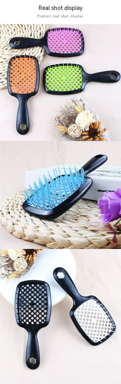 Hexagonal Wire Net Honeycomb Hollow Hairdressing Comb – Professional Styling Tool