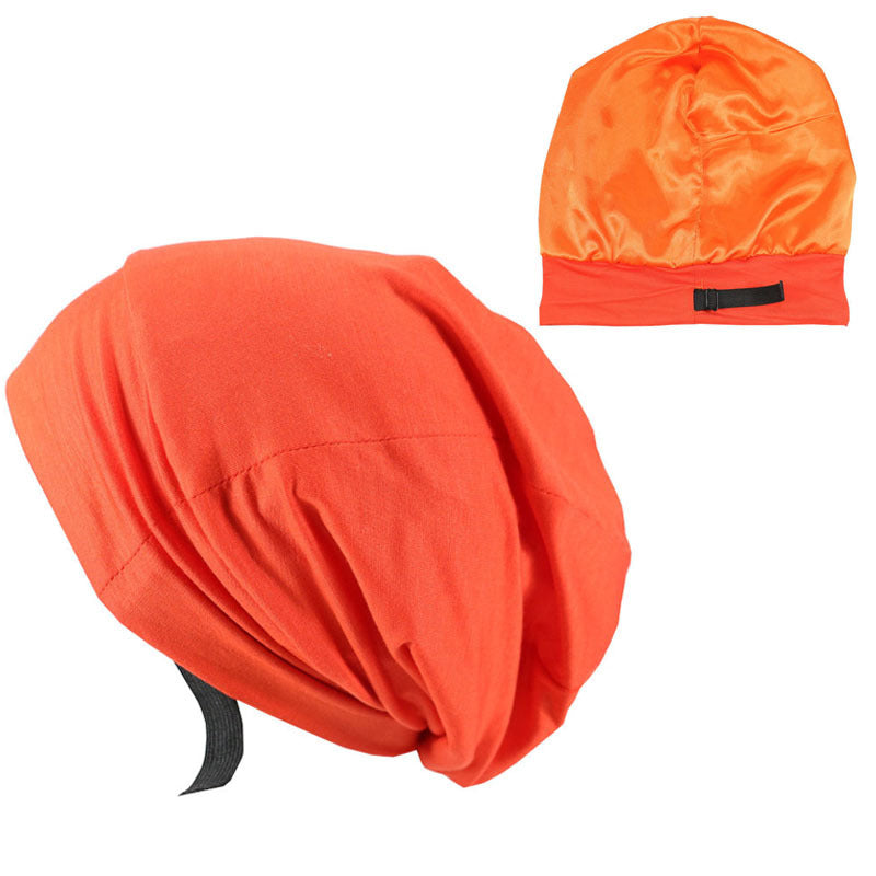 mens satin lined cap adjustable hair protection hat
soft satin interior cap reduce hair breakage men
casual adjustable hat lightweight spring autumn wear
stylish mens cap smooth lining comfortable fi