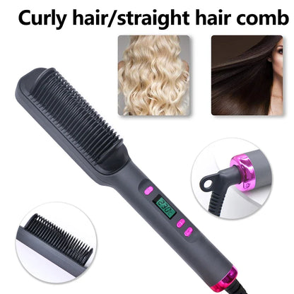 Negative ion electric hot comb hair straightening brush for smooth hair
Anti-scald hot comb straightener for natural and curly hair
Multifunctional electric hair straightening comb with fast heat technology
Professional hot comb styling tool for sleek frizz-free hair
