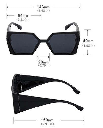 Fashion Quadrilateral Sunglasses