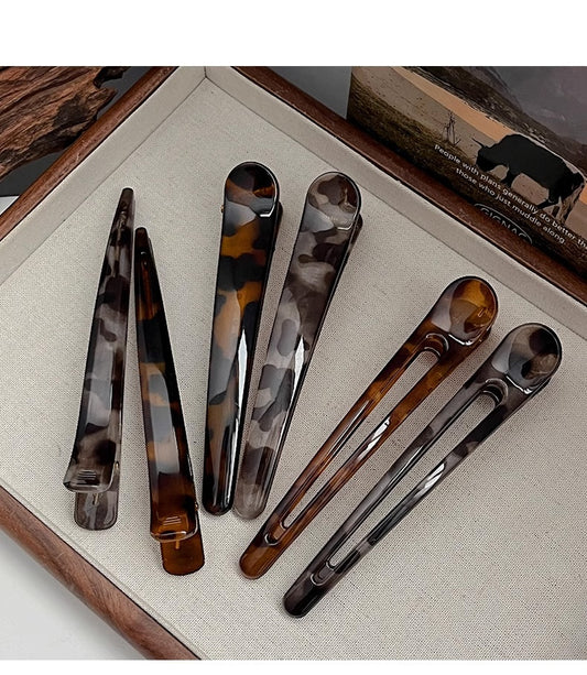 Acrylic Leopard Print Hair Clip