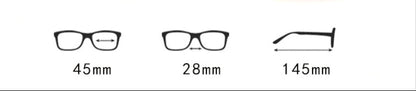 Eyeglasses with orange and black frame on a white background