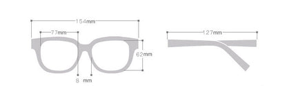 Sunglasses with product parameters including brand, model, frame material, lens material, gender, style, weight, and dimensions.