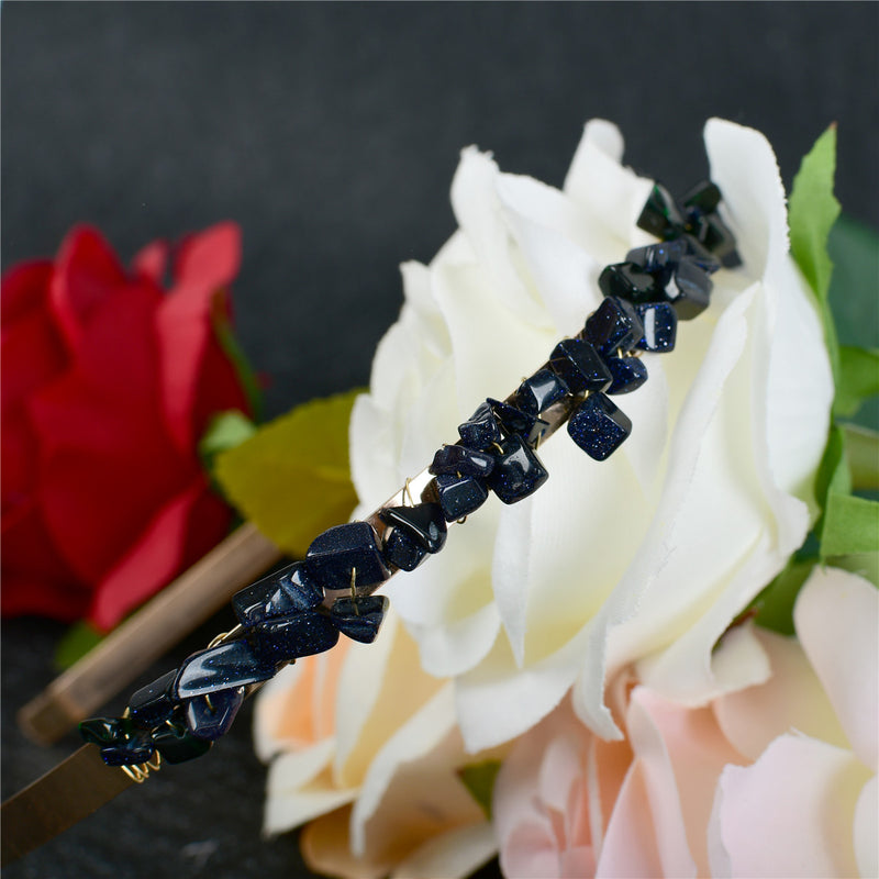 Crystal Amethyst Bridal Headband