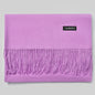 Cashmere scarf solid color- keep neck warm and protect your ends