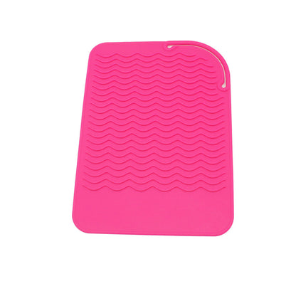 silicone heat resistant pad for hair straightener protection
salon styling mat for curling iron heat safety
non slip silicone heat resistant hair tool mat
hair styling heat insulation pad for home and salon use