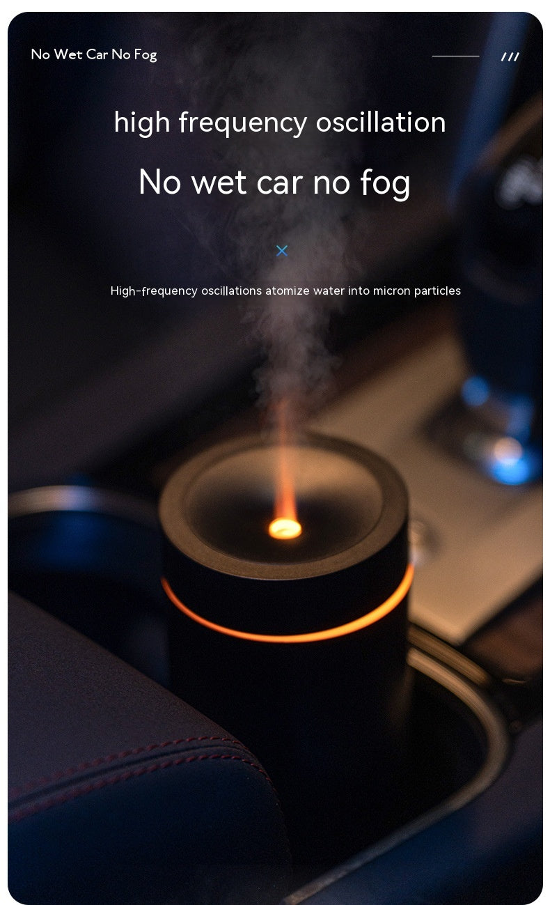 USB Car Humidifier Mini Wireless Aroma Diffuser – Quiet Mist