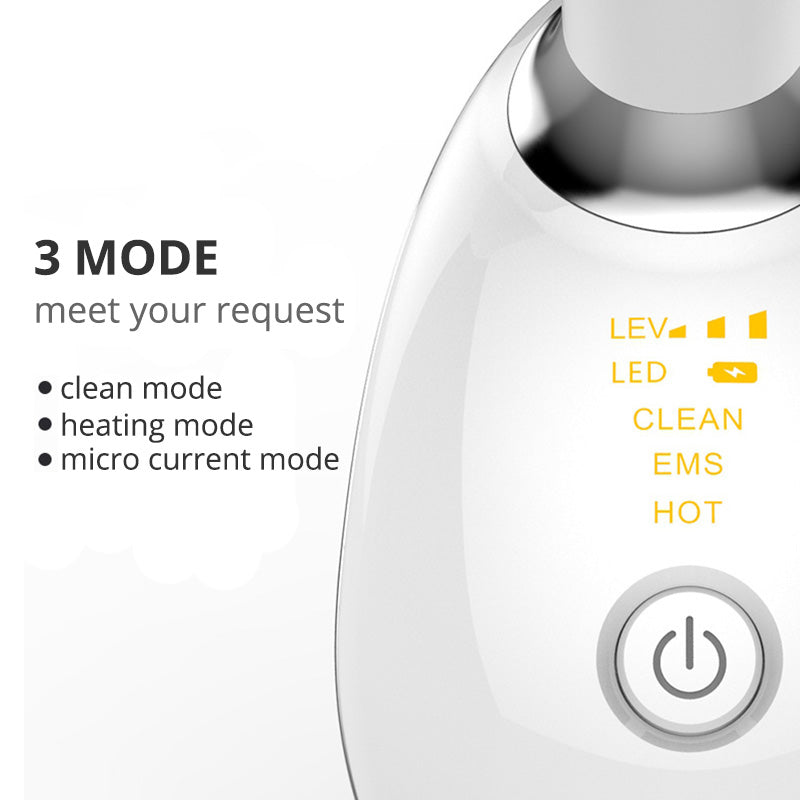 LED neck and face beauty device with EMS microcurrent therapy
Anti-aging neck massager with red blue and green LED light therapy
Portable facial tightening device with heat massage and ion cleansing
Rechargeable wrinkle reducin