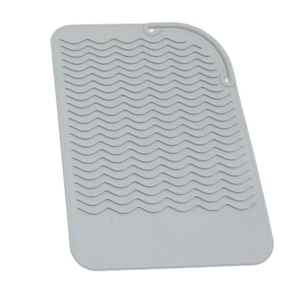 silicone heat resistant pad for hair straightener protection
salon styling mat for curling iron heat safety
non slip silicone heat resistant hair tool mat
hair styling heat insulation pad for home and salon use