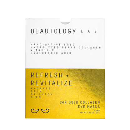 24K Gold Collagen Eye Mask – Single Pair Hydrating & Anti-Aging Under Eye Treatment