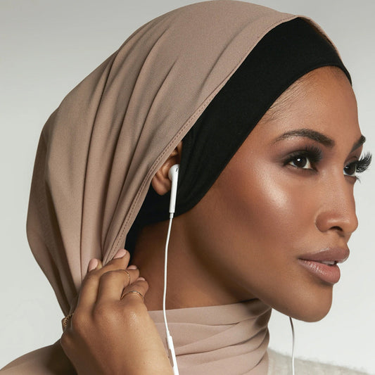 Breathable hijab tube cap with ear hole design
Non slip underscarf for secure hijab styling
Lightweight hijab cap for daily wear comfort
Easy wear tube hijab cap breathable fabric