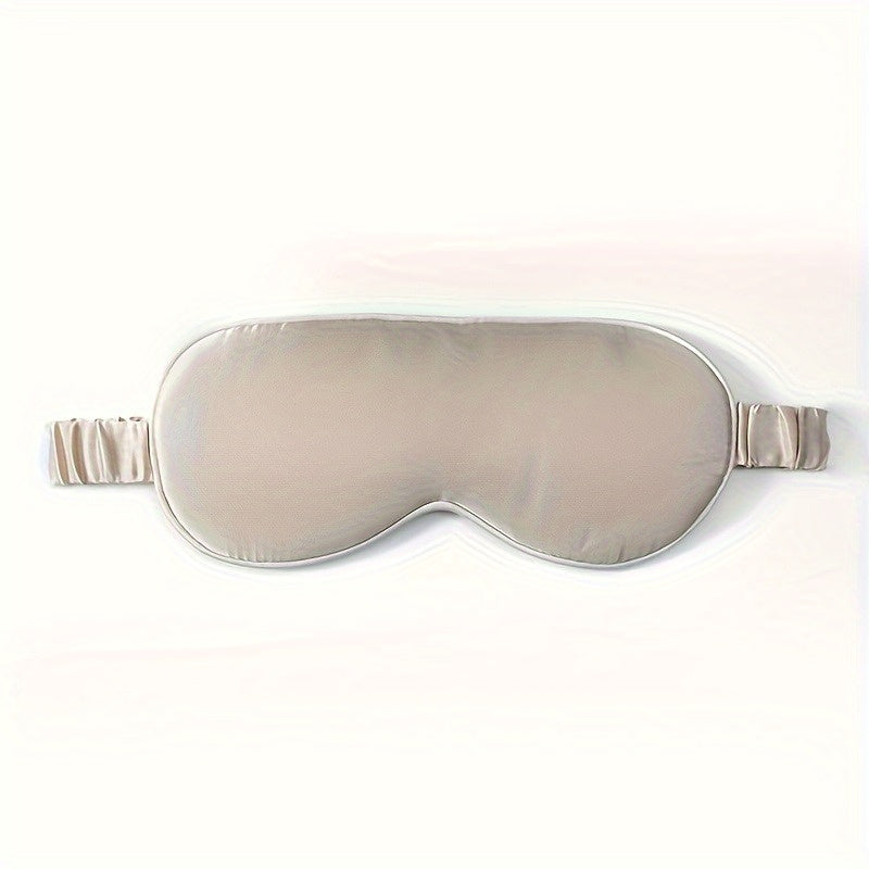 Luxury Silk Eye Mask – Soft Solid Color Sleep Mask with Innovative Closure, Eco-Friendly & Comfortable