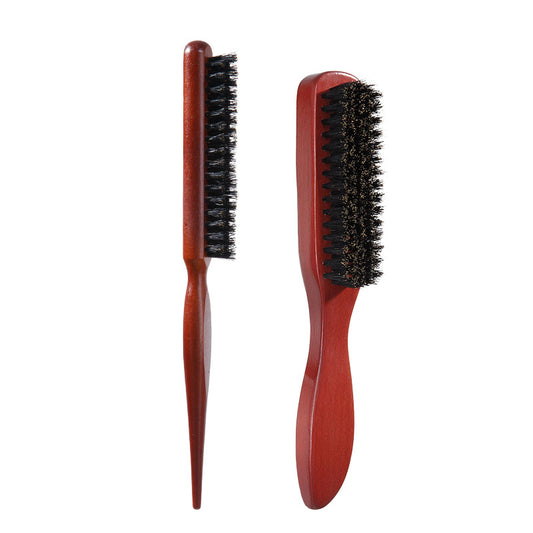 Boar bristle wooden hair brush for smooth detangling
Beech wood grooming brush with natural pig bristles
Mane brush for frizz control and hair shine
Durable wooden hairbrush for daily styling