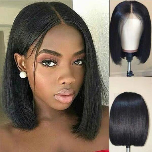 Short Human Hair Wigs Bob Brazilian Remy