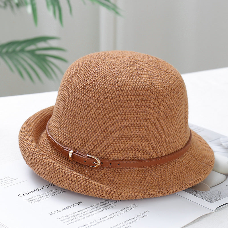 Women’s lightweight sun protection bucket hat in multiple colors
Adjustable polyester bucket hat for outdoor activities and travel
Stylish sunshade hat with metal and leather detail
Breathable bucket hat for beach, hiking, and casual wear