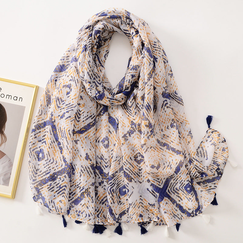 Lightweight Printed Fashion Scarf.