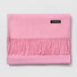Cashmere scarf solid color- keep neck warm and protect your ends