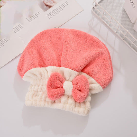 Coral velvet hair drying cap with bow design
Absorbent microfiber hair towel cap for women
Soft hair wrap cap for quick drying after shower
Cute bow hair drying turban towel
Coral fleece hair cap for fast moisture absorption
Lightweight hair drying bonnet towel