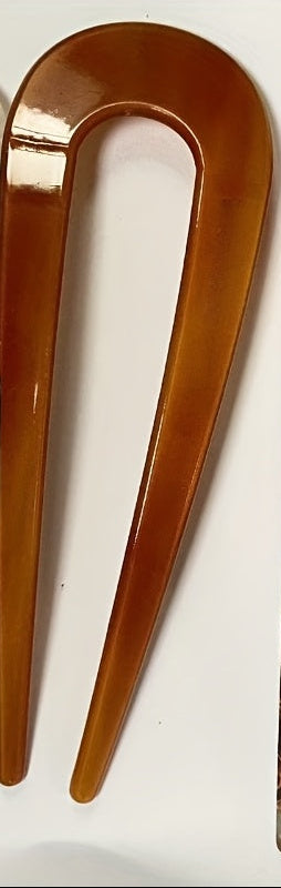 U-shaped hair pin for creating secure bun hairstyles
Women’s acetate hair accessory for updos and twists
Elegant hair pin for quick and easy styling
Strong hold bun maker hair accessory for daily use