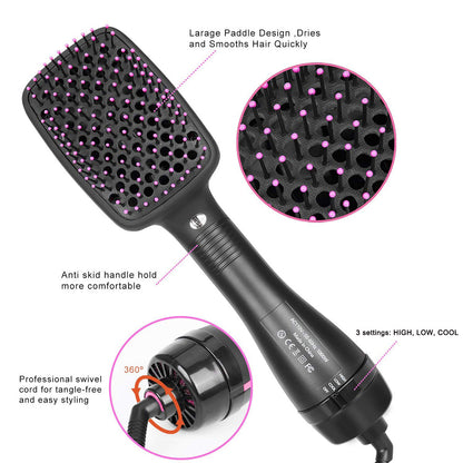 2 in 1 hair styling tool dryer curler straightener volumizer
electric hair styler for smooth frizz free salon results
all in one hair styling brush for wet and dry hair
multi function hair tool for curling and straightening