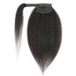 Natural Black Velcro Ponytail