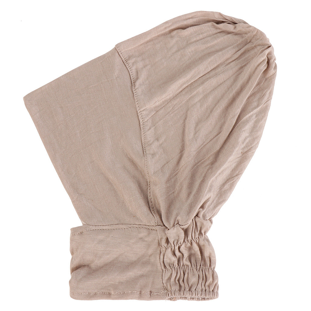 Elastic under scarf cap for women breathable hijab undercap black
Soft stretch hijab undercap non slip scarf cap for modest wear
Lightweight under hijab cap for secure scarf fit all day comfort
Breathable dome shaped hijab cap elastic fit for women daily wear
Close up of stretchy under scarf cap for smooth hijab base layer
Comfortable hijab undercap for women soft fabric non slip desig