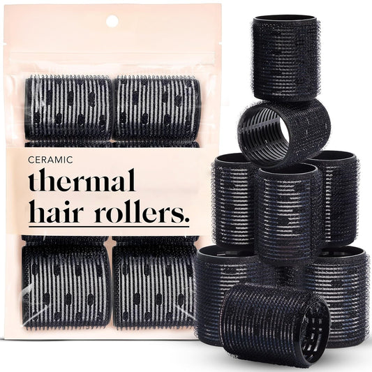 18pcs self grip hair rollers set with 3 sizes
Multi size hair rollers for all hair types
Lightweight sleep hair curlers set