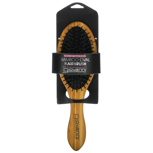 GIO BAMBOO OVL HAIRBRUSH ( 1 X 1 OZ   )-1
