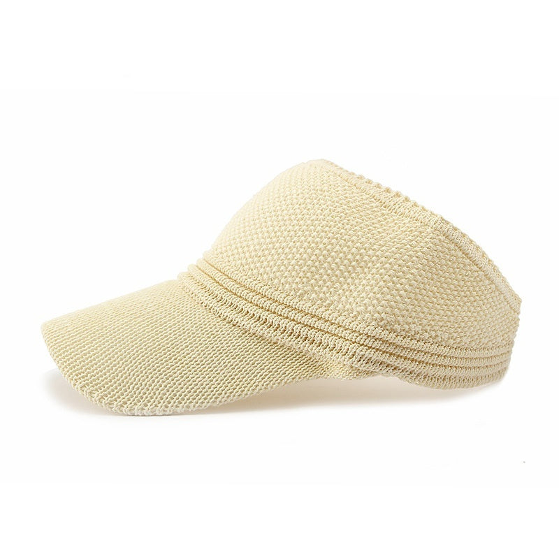 Lightweight knitted baseball cap for women with sun protection
Adjustable retro sun-proof cap in black, khaki, beige, and pink
Breathable polyester baseball cap for outdoor summer activities
Stylish casual cap for travel, festivals, or everyday wear