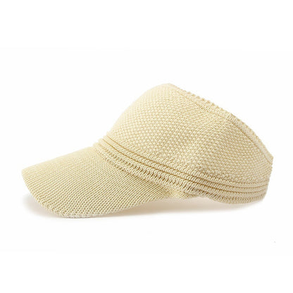 Lightweight knitted baseball cap for women with sun protection
Adjustable retro sun-proof cap in black, khaki, beige, and pink
Breathable polyester baseball cap for outdoor summer activities
Stylish casual cap for travel, festivals, or everyday wear